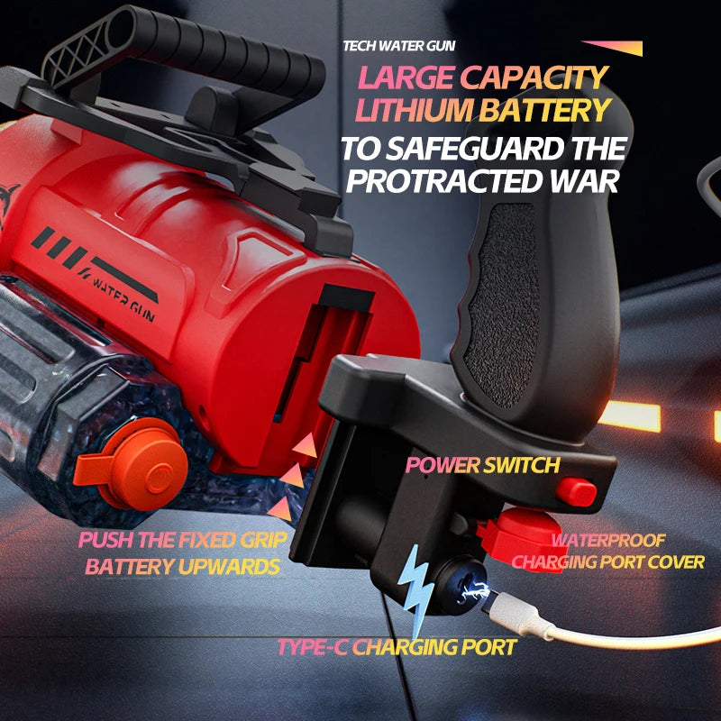 Electric Water Gun with Light & Voice Effects