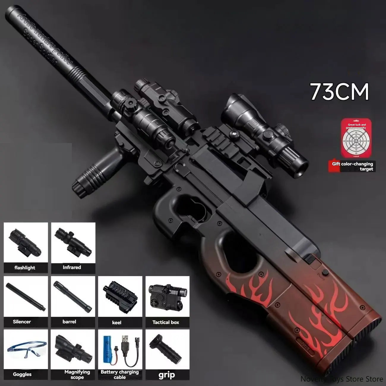 P90 Gel Blaster-Red