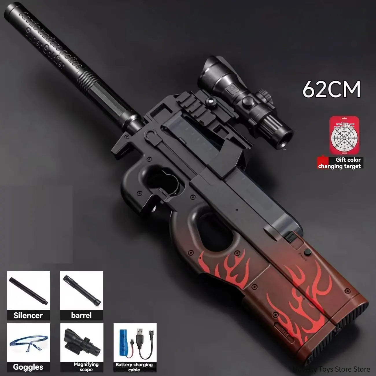 P90 Gel Blaster-Red
