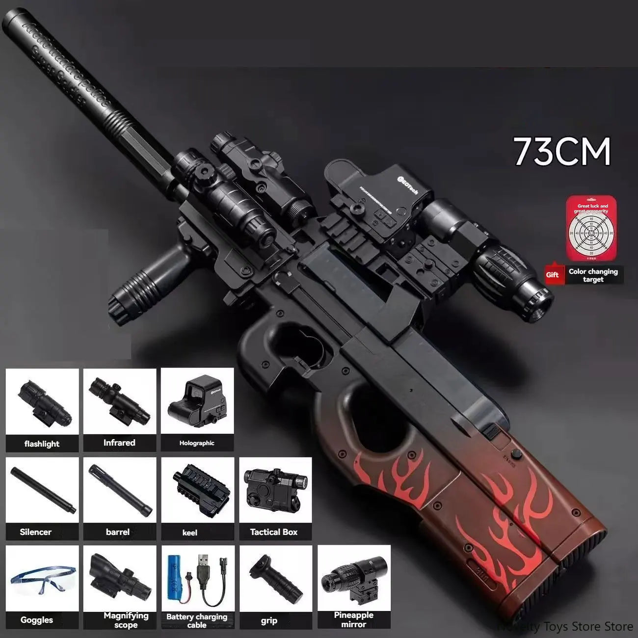 P90 Gel Blaster-Red