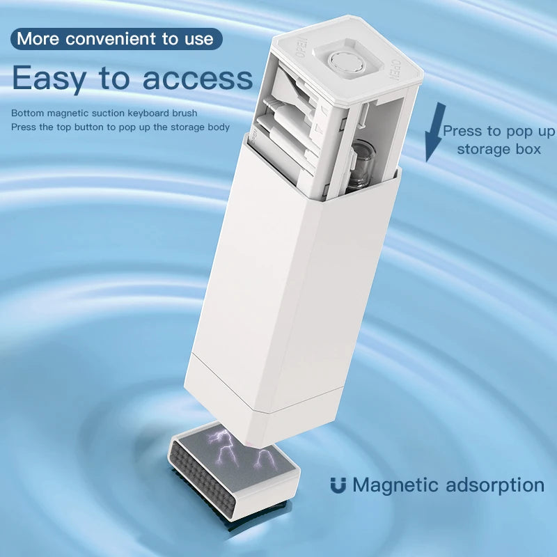 32-in-1 electronics cleaning kit with storage tower – view 2