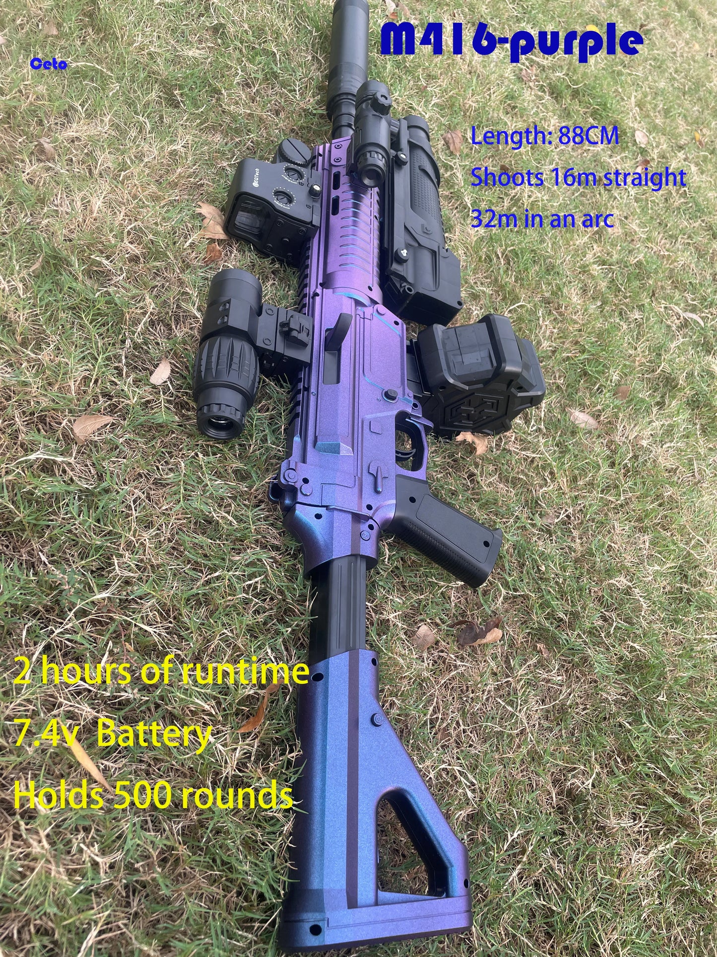 M416 Ultimate EBB Auto Gel Blasters High Speed Electric Gel Gun Toys Dominate Outdoor Team Combat The Perfect Gift For Adults